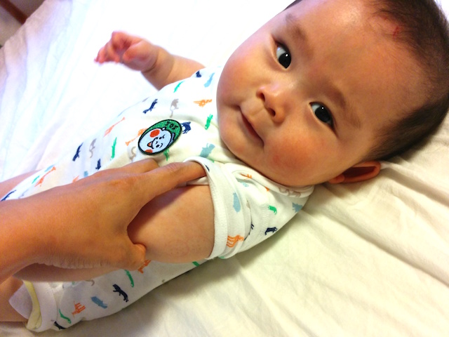 赤ちゃん　BCG　痕　虎ノ門病院　6ヶ月